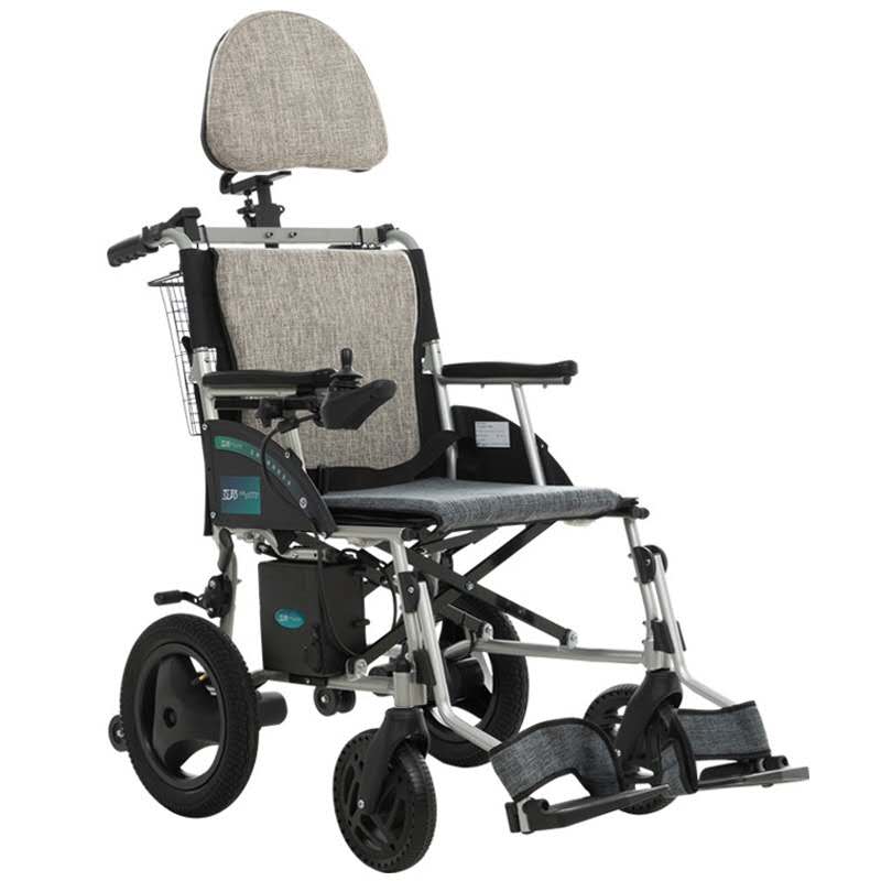 D2-A合金小轮子轻便电动轮椅送货上门货到付款 电动轮椅只有14公斤