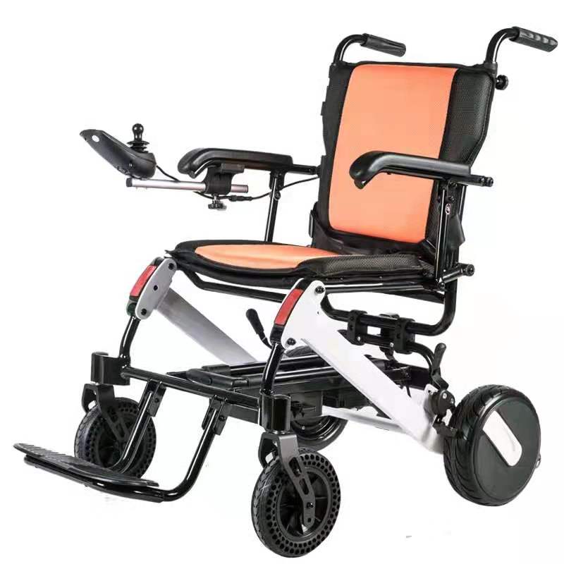 电动轮椅无刷电机锂电池铝合金车架